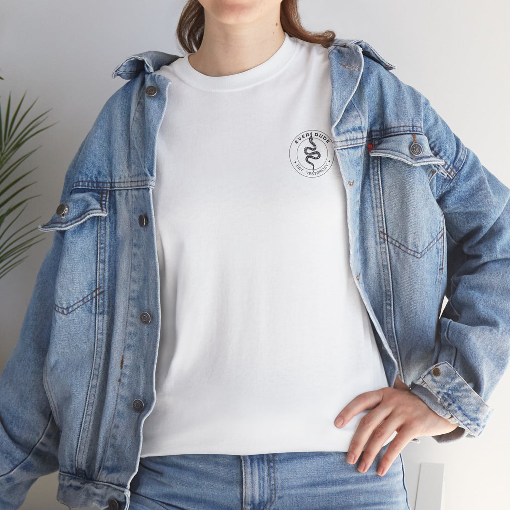 Heart of Faith Tee — Jesus & Skull Candle Back Graphic Christian T‑Shirt