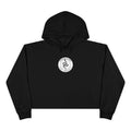 Cropped Hoodie — Minimal Snake Logo Crop Top Hoodie