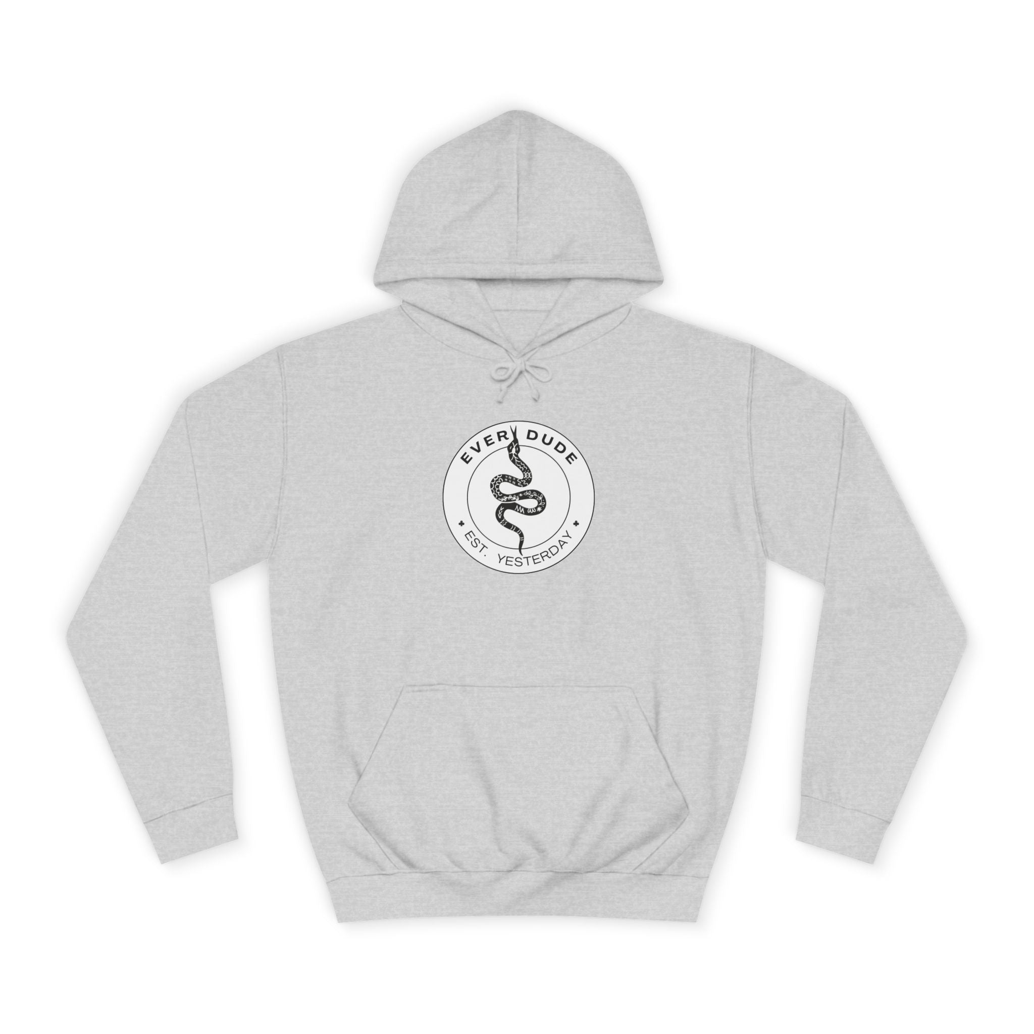 Koi Crest Hoodie — Japanese Koi Fish Graphic College Hoodie