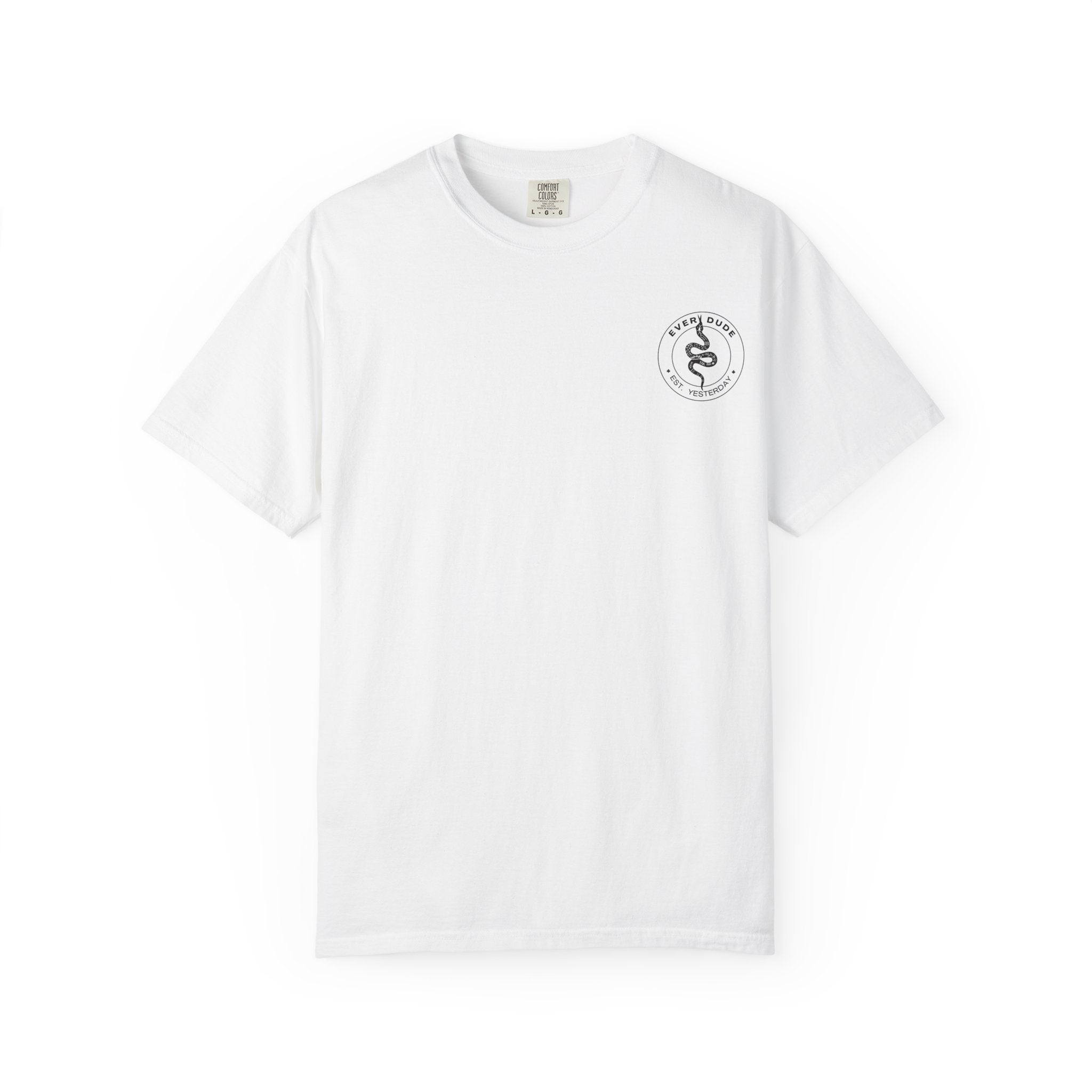 Snake Logo T-Shirt — "Every Dude" Graphic Tee
