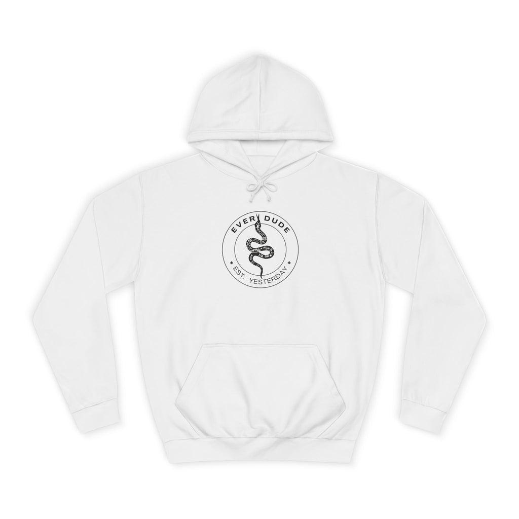Koi Crest Hoodie — Japanese Koi Fish Graphic College Hoodie