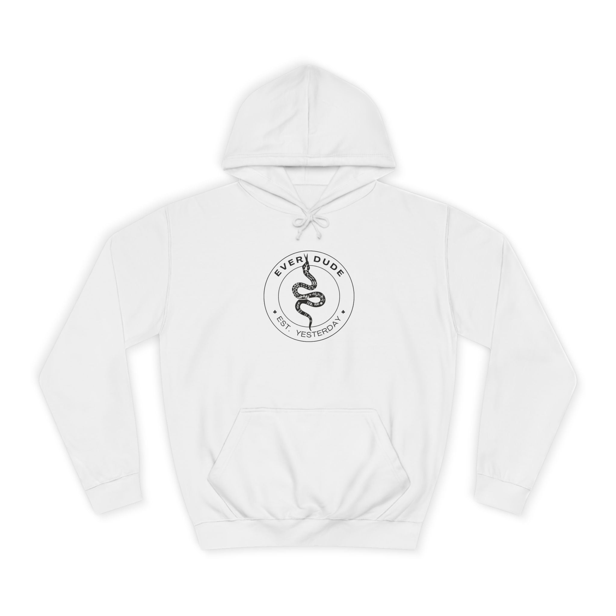Koi Crest Hoodie — Japanese Koi Fish Graphic College Hoodie